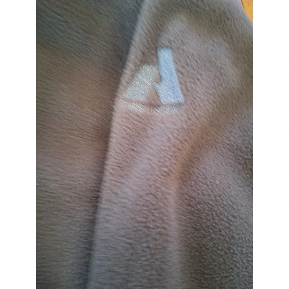 Eddie Bauer 1/4 Zip Pullover Mens TXL Brown First Ascent Polartec Fleece